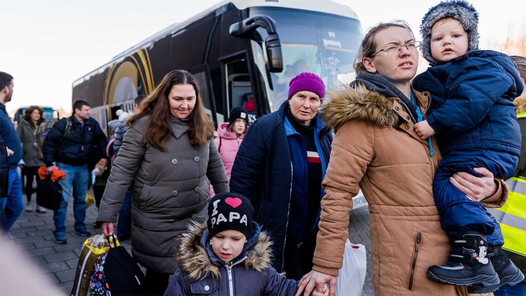 украински бежанци