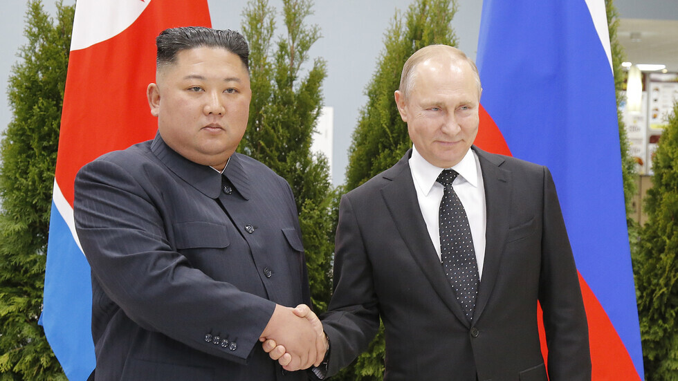 Ким Чен-ун и руският президент Владимир Путин