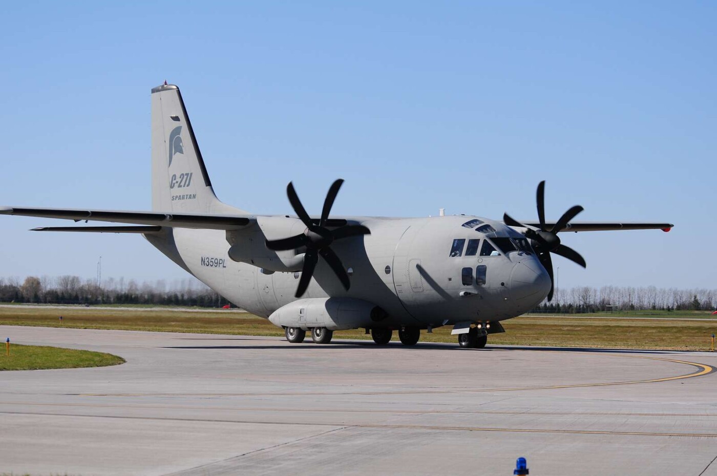 Двата самолета Спартан на Военновъздушните сили с помощ за Турция